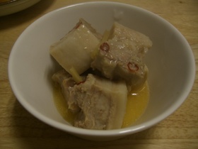 塩風味の豚の角煮