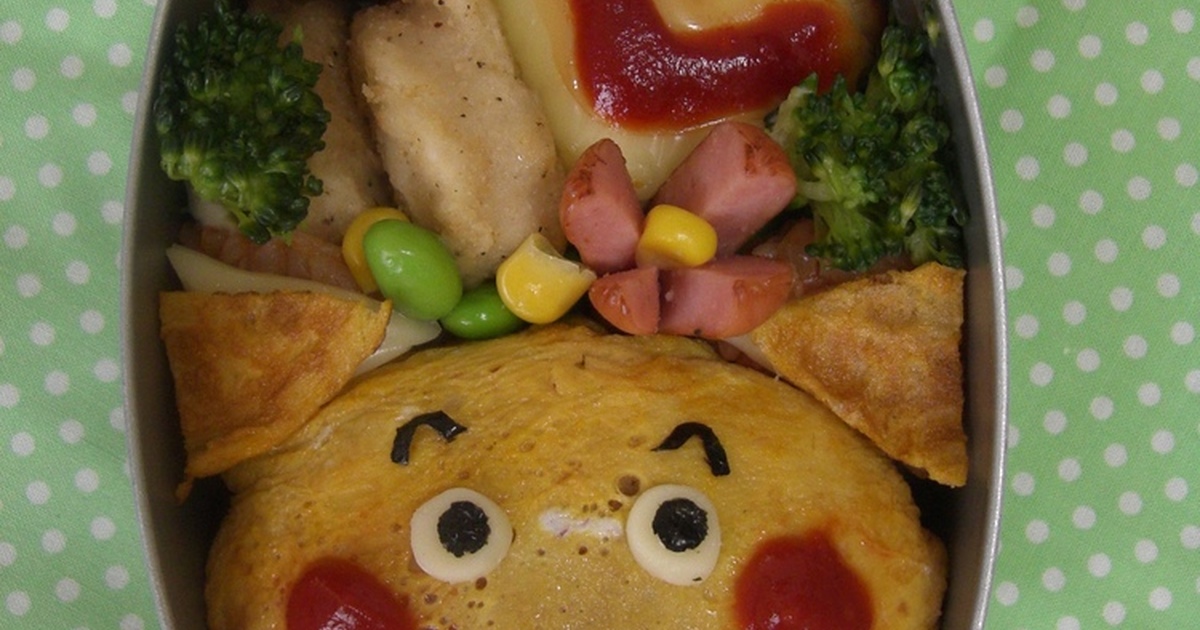 太っちょブタくんのオムオム弁当 キャラ弁 レシピ 作り方 By ｎｅｔｕサメ クックパッド 簡単おいしいみんなのレシピが371万品