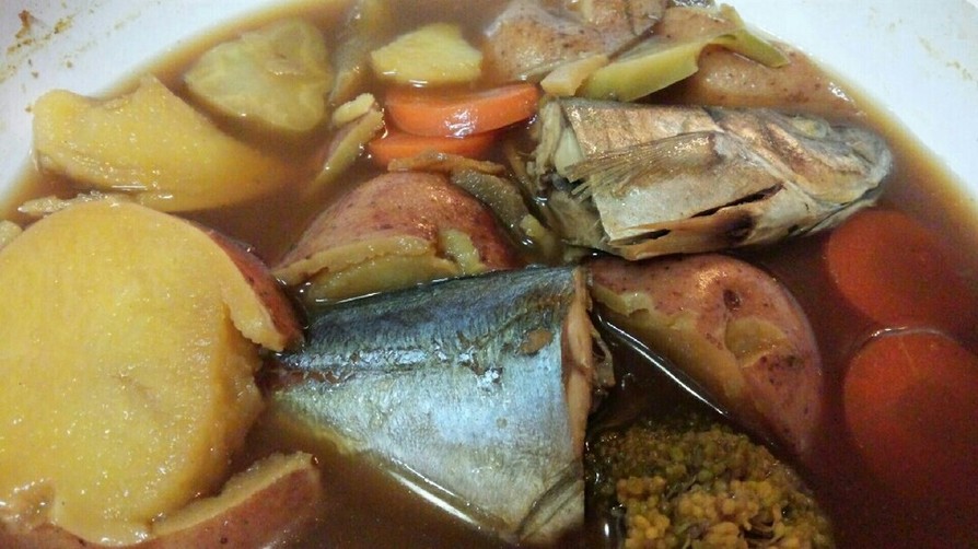 煮魚（血管プラークダイエット食1154）の画像
