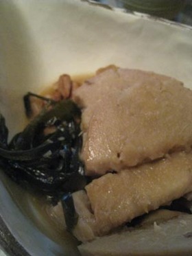 京芋と鶏の煮物@圧力鍋