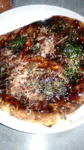 とろふわ❗やまと芋と豆腐のお好み焼き♥