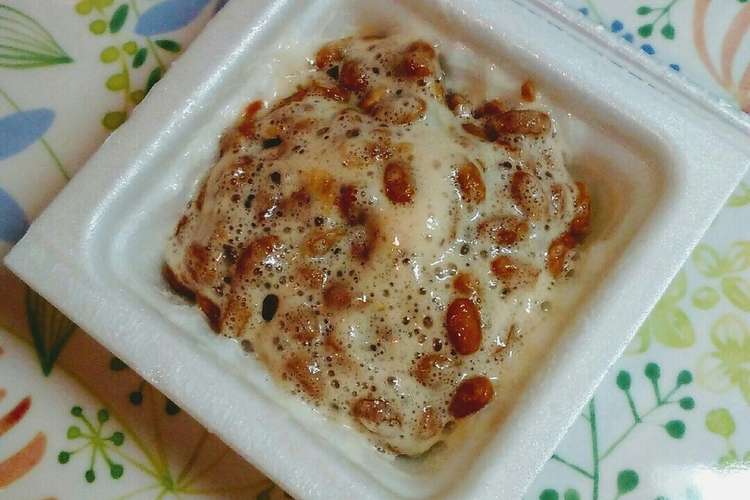 お酢と納豆のw効果 酢納豆 レシピ 作り方 By 宝美空 クックパッド 簡単おいしいみんなのレシピが355万品