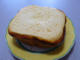 ホームベーカリーで作るチーズケーキ