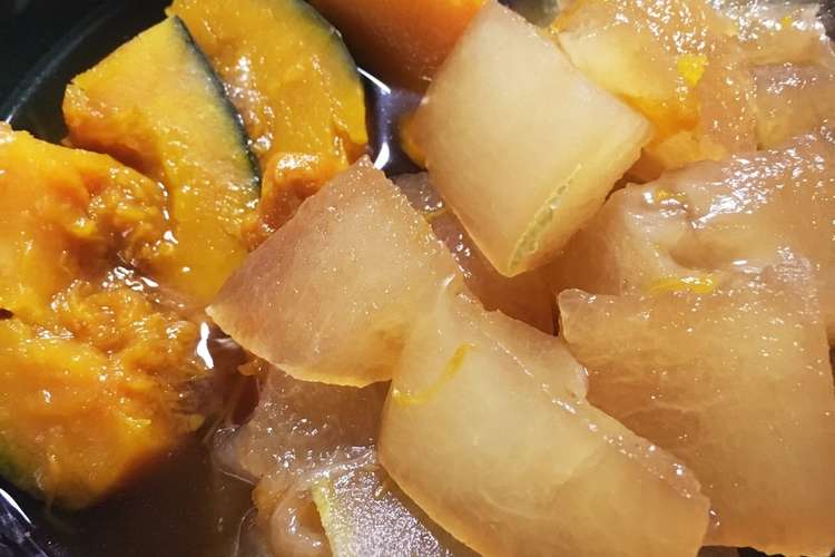 かぼちゃと冬瓜の煮物 レシピ 作り方 By Hana S クックパッド 簡単おいしいみんなのレシピが358万品