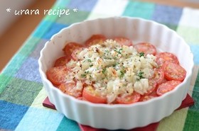 ミニトマトのチーズ焼き