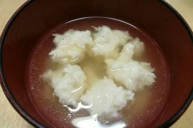 はものすり身で味噌汁 レシピ 作り方 By 米農家のおばちゃん クックパッド