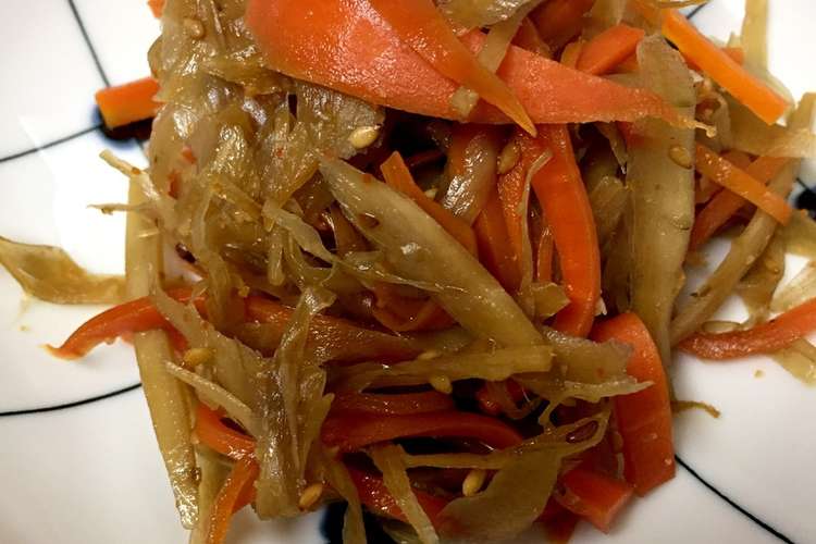 昔ながらのおかず きんぴらゴボウ レシピ 作り方 By クックtsuruko クックパッド 簡単おいしいみんなのレシピが349万品