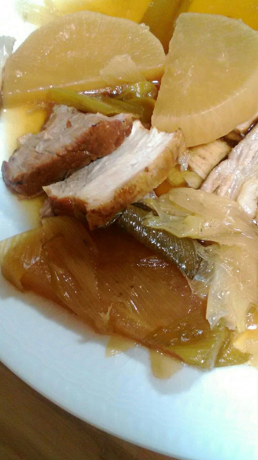 メープルシロップ煮豚の画像