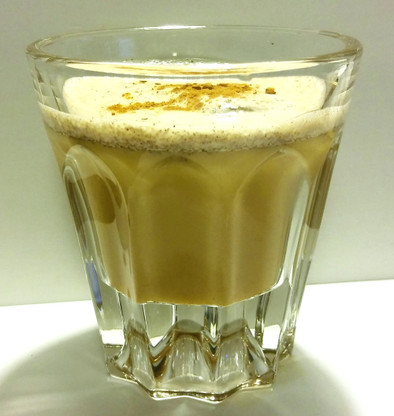 ローカカオニブコーヒーアーモンドミルクの写真