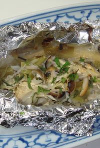 味噌マヨ味の牡蠣のホイル焼