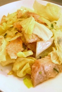 厚切り豚肉の塩ダレ炒め (調理例レシピ)