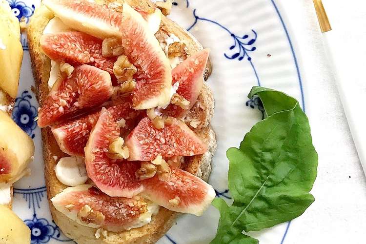いちじくトースト レシピ 作り方 By Yoko Cafe クックパッド 簡単おいしいみんなのレシピが357万品