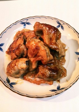 椎茸の肉巻きメープル味噌