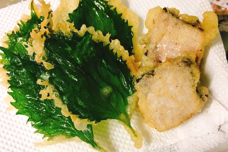 薄力粉で卵なしの天ぷら 大葉と鰹の天ぷら レシピ 作り方 By 藤井２１ クックパッド 簡単おいしいみんなのレシピが354万品