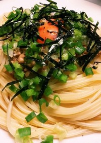 美味しく健康に♡納豆スパゲティ