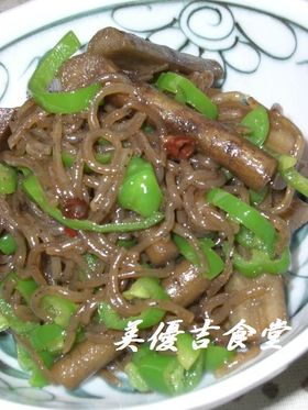 ゴボウそのままきんぴら♪