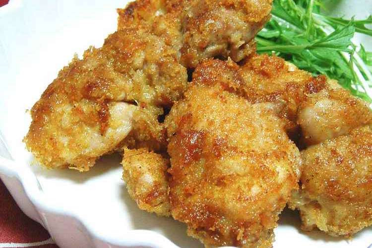 チキンのパン粉焼き カレーチーズ風味 レシピ 作り方 By Blue Island クックパッド 簡単おいしいみんなのレシピが360万品