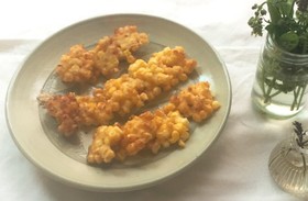 【簡単レシピ】とうもろこしのかき揚げ