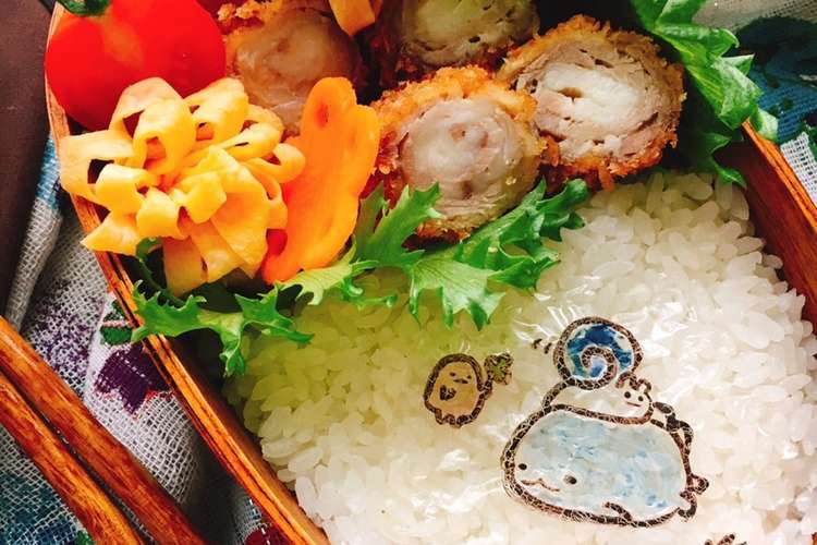 お弁当に豚薄切り肉のぐるぐる巻きとんかつ レシピ 作り方 By Misumisu07 クックパッド