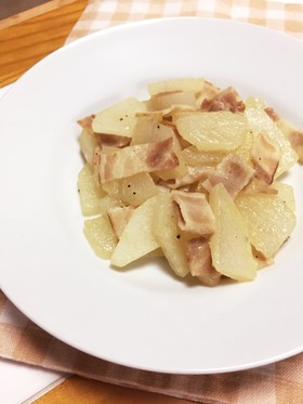 これ冬瓜!?冬瓜とベーコンの洋風きんぴら