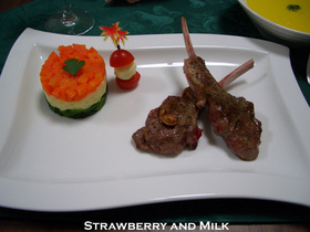 ラム肉(仔羊)の香草焼き