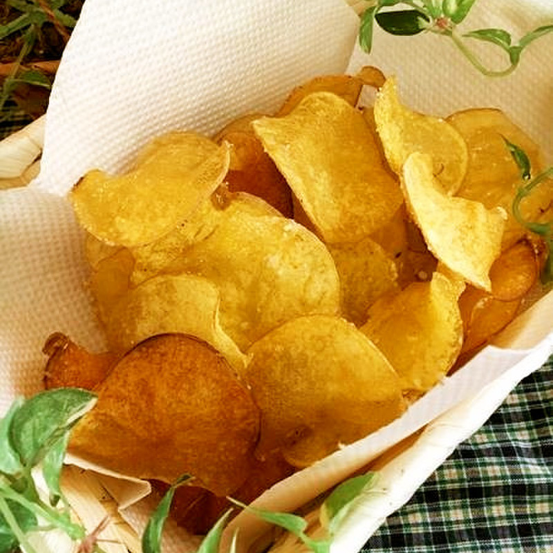 みんなが作ってる 油を使わないポテトチップスのレシピ クックパッド 簡単おいしいみんなのレシピが360万品
