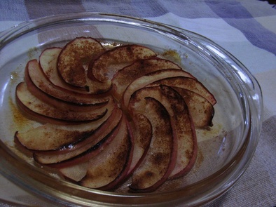 菓：”りんご焼きました。”の写真