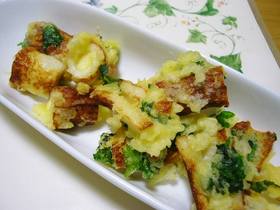 ちくわのシソ揚げ・イン!チーズ