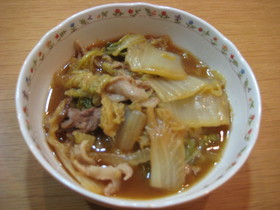 水なし!かんたん♪白菜の味噌煮