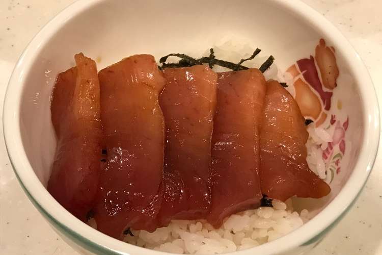 びんちょうマグロの ニンニク香る漬け丼 レシピ 作り方 By クックまいななパパ クックパッド 簡単おいしいみんなのレシピが356万品