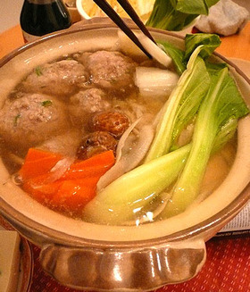 豚ひき肉で簡単お鍋♪