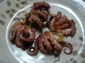 おつまみに最高☆イイダコ焼