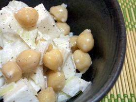 めっちゃ簡単☆はんぺんとお豆のマヨサラダ