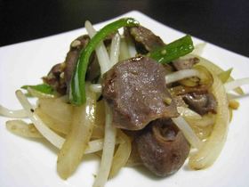 ☆砂肝の簡単野菜炒め☆