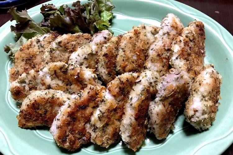 簡単 豚ヒレ肉の香りパン粉焼き レシピ 作り方 By キティじゅん クックパッド