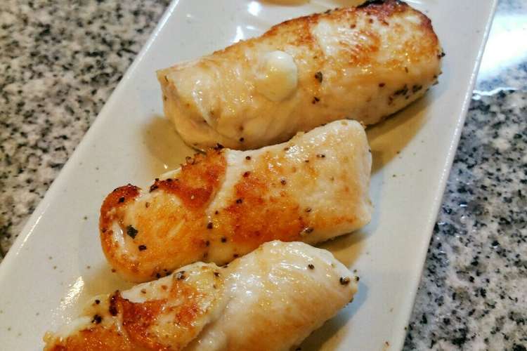 鶏胸肉薄切りのバジルチーズ巻き レシピ 作り方 By Onefineday クックパッド 簡単おいしいみんなのレシピが360万品