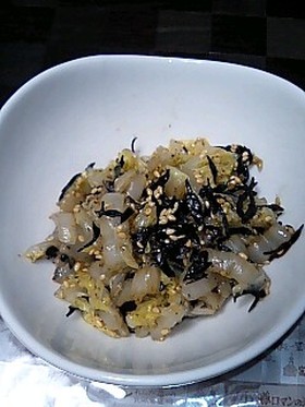箸休めに☆生ひじきと白菜のサッパリ和え