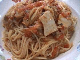 茹でアサリで簡単ボンゴレ?
