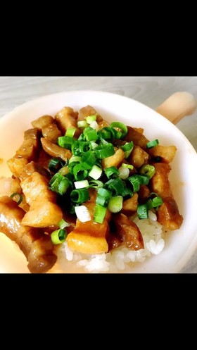 ごはんがすすむ☆簡単!ルーロー飯!魯肉飯