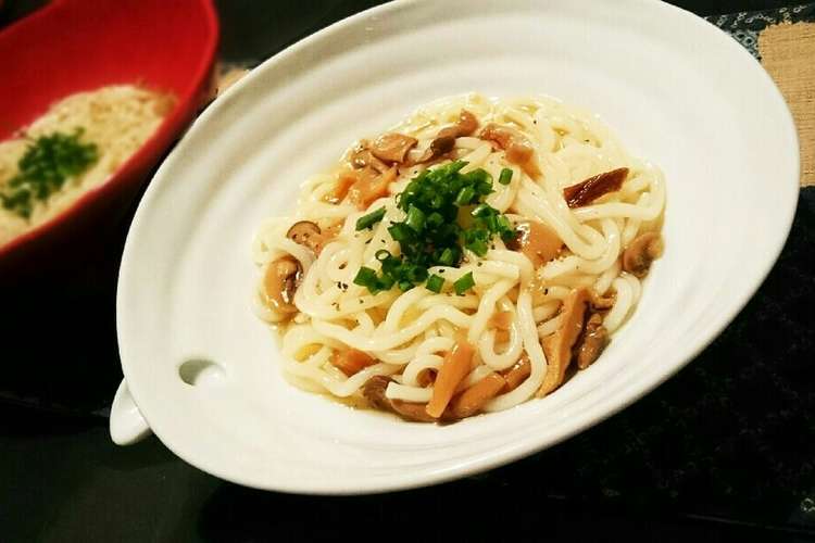ちゃちゃっともう一品 きのこうどん レシピ 作り方 By こまる氏 クックパッド 簡単おいしいみんなのレシピが359万品