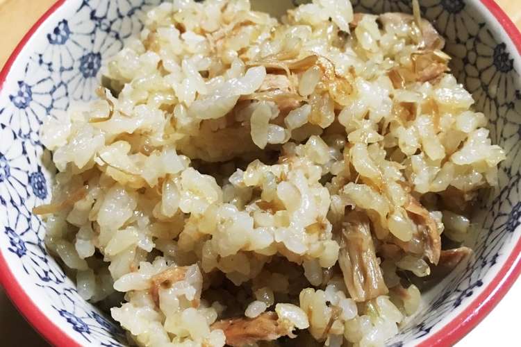 超 簡単 ツナなめたけ 炊き込みご飯 レシピ 作り方 By ｓｂｋ３４ クックパッド