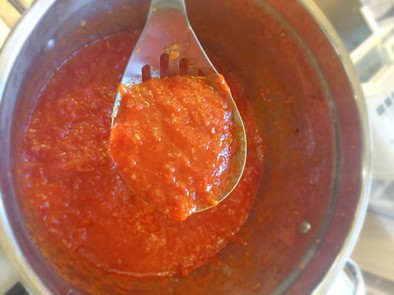 現時点で最強 トマト缶で作るトマトソースの写真