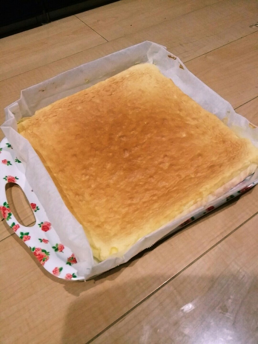 失敗なし♬ふわふわロールケーキスポンジの画像