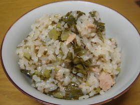 栄養満点!超簡単!大根葉のうまうまご飯