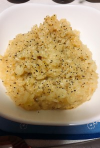 生米で！簡単味噌リゾット