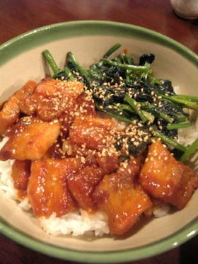 絶品!韓国風豚丼
