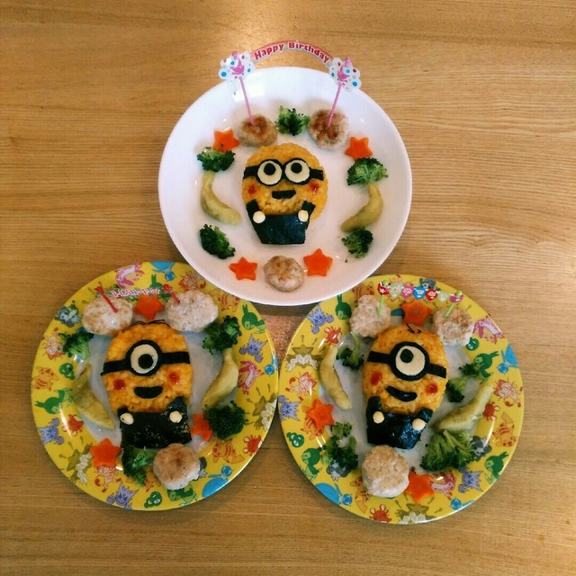 ミニオン 1歳のお誕生日プレート レシピ 作り方 By のんびり ともすけ クックパッド 簡単おいしいみんなのレシピが354万品 ミニオン 1歳のお誕生日プレート レシピ 作り方 By のんびり ともすけ クックパッド 簡単おいしいみんなのレシピが354万品