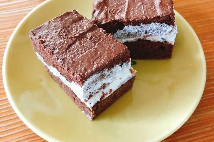 簡単 濃厚ブラウニーサンド レシピ 作り方 By ハイセンス花子 クックパッド 簡単おいしいみんなのレシピが359万品