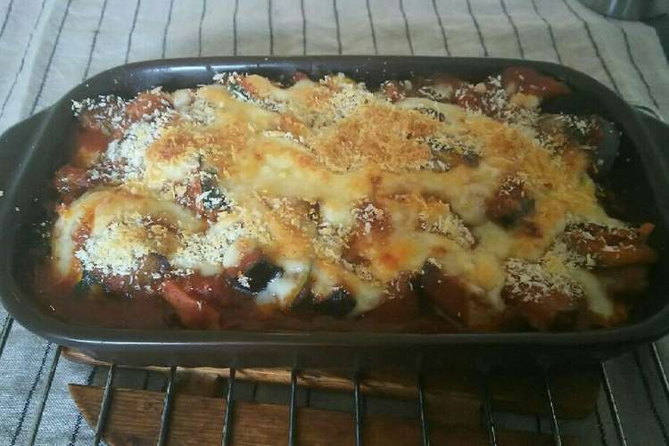 簡単 さんまの蒲焼き缶のトマトソース焼き レシピ 作り方 By ふくまるよし クックパッド 簡単おいしいみんなのレシピが360万品