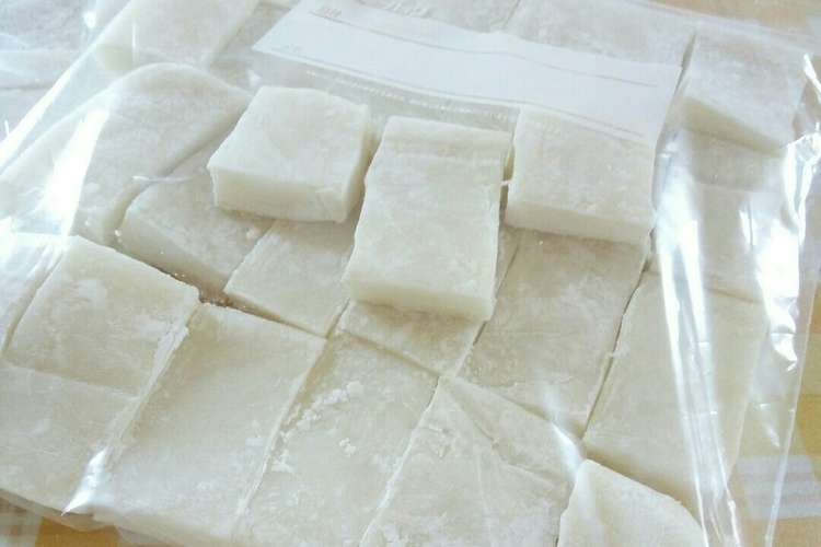 お正月に のし餅を簡単に切る方法 レシピ 作り方 By はーくま クックパッド 簡単おいしいみんなのレシピが365万品